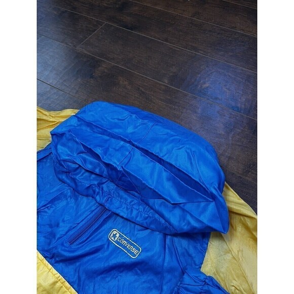 Vintage Converse Blue/Yellow Windbreaker Mens Size XL - Picture 6 of 7